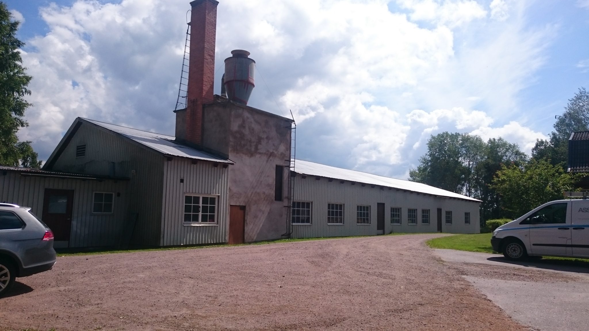 Fönsterfabrikens snickeri i Östra Ryd — verkstadsbyggnaden